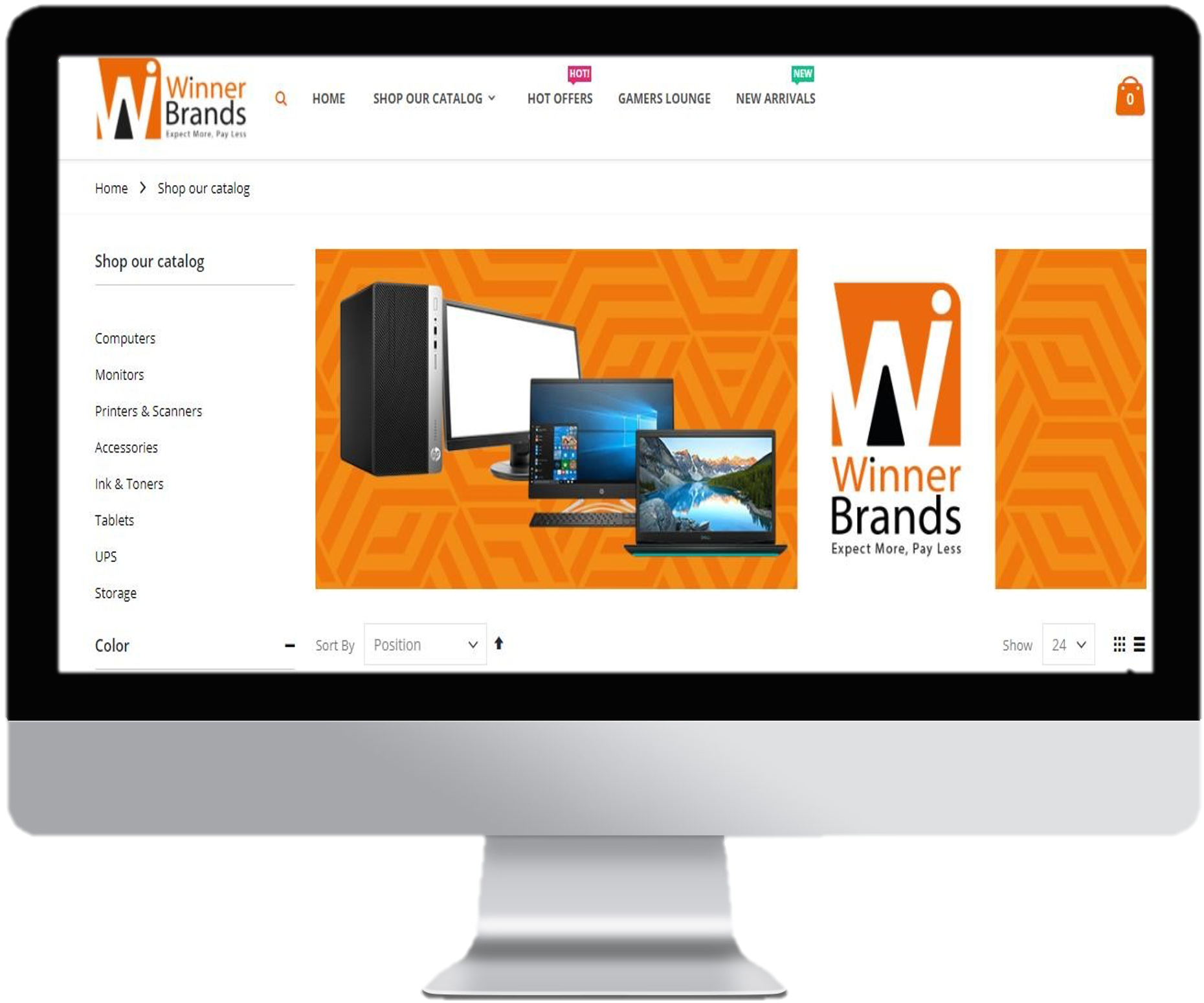 winnerBrands website sample02